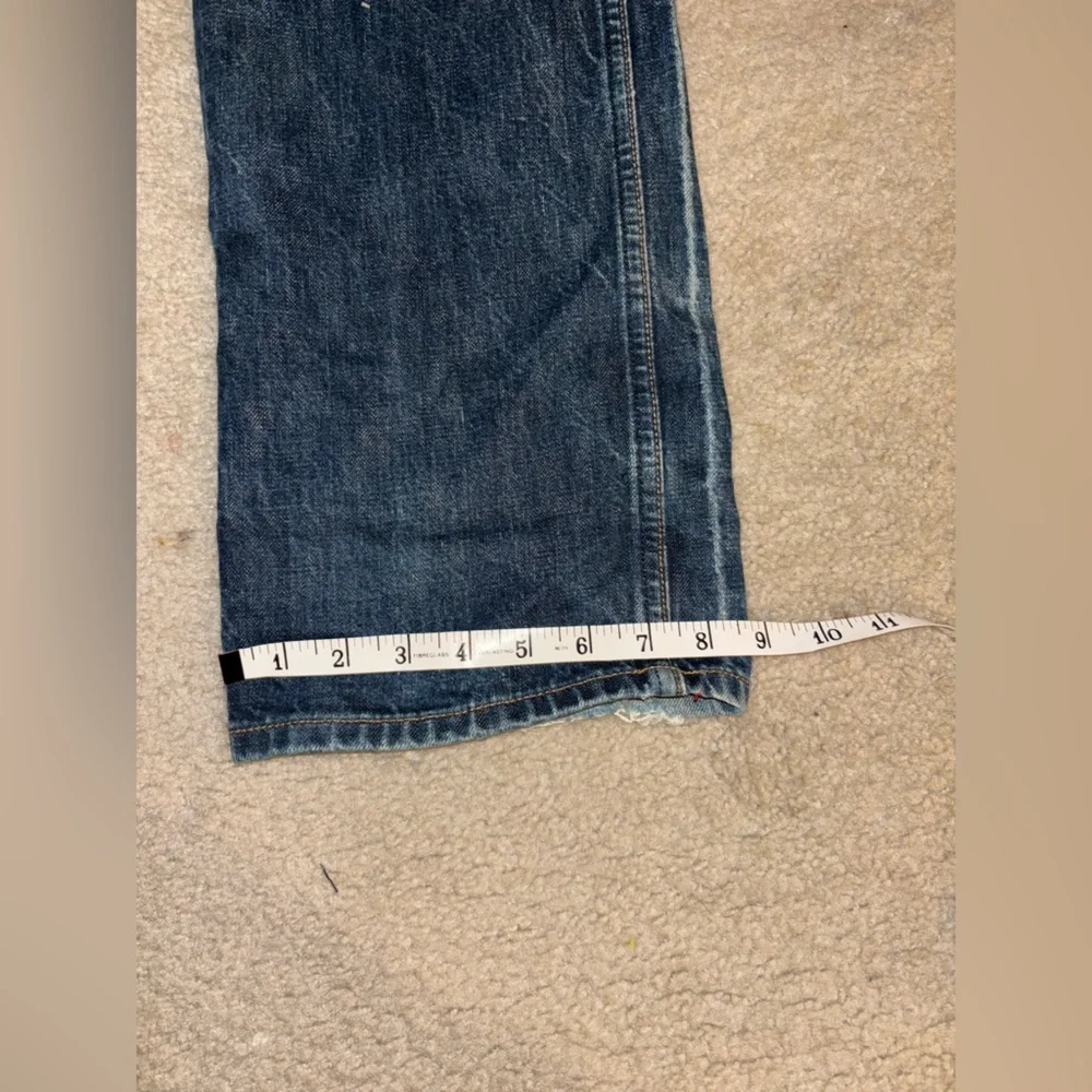 GUSTIN #75 Okayama Straight Jeans Mens Size 38 x 36 Japanese Selvedge Button Fly - Picture 5 of 13